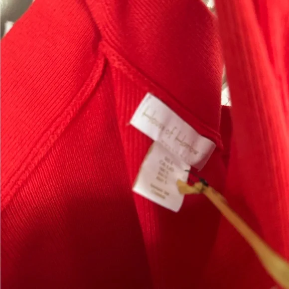 House of Harlow Red Halter Crop Top Going Out Vacation Statement Chic - Picture 4 of 6